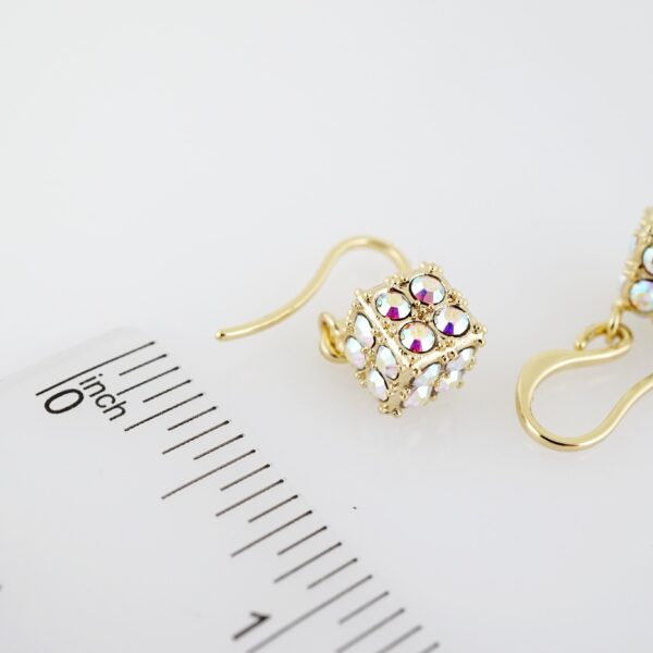 Arete de Acero Bañado en Oro 14k - EA334 - Imagen 3