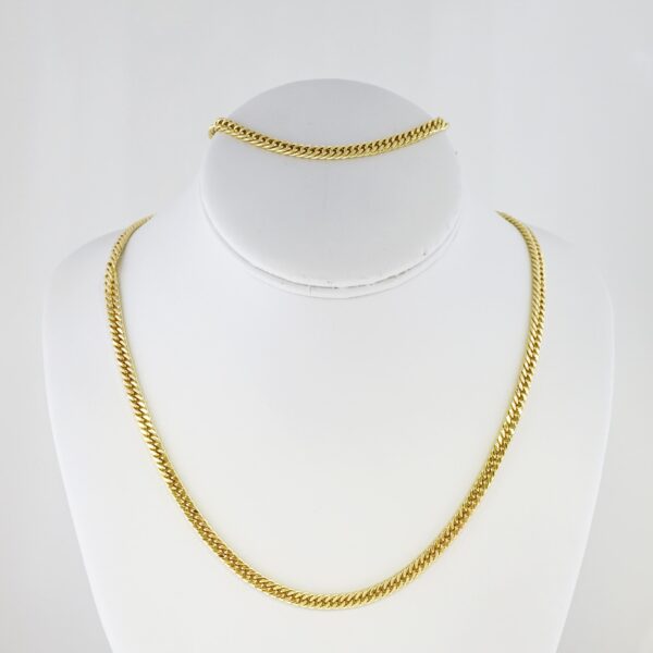 Set de Acero Inoxidable Bañado en Oro 14k - SET036