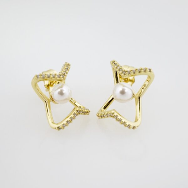Set de Acero Inoxidable Bañado en Oro 14k - SET033 - Imagen 3