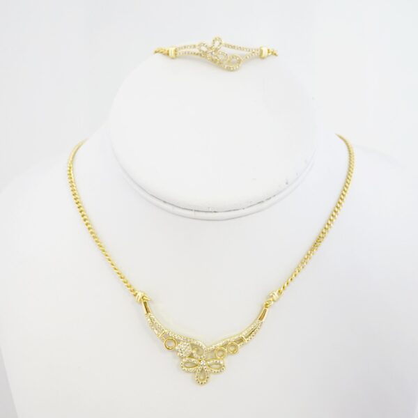 Set de Acero Inoxidable Bañado en Oro 14k - SET031