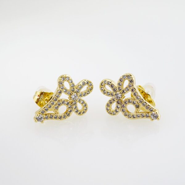 Set de Acero Inoxidable Bañado en Oro 14k - SET031 - Imagen 2