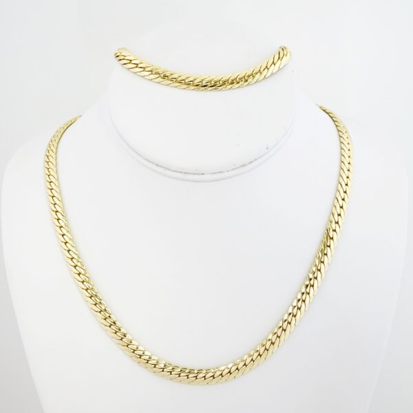 Set de Acero Inoxidable Bañado en Oro 14k - SET030