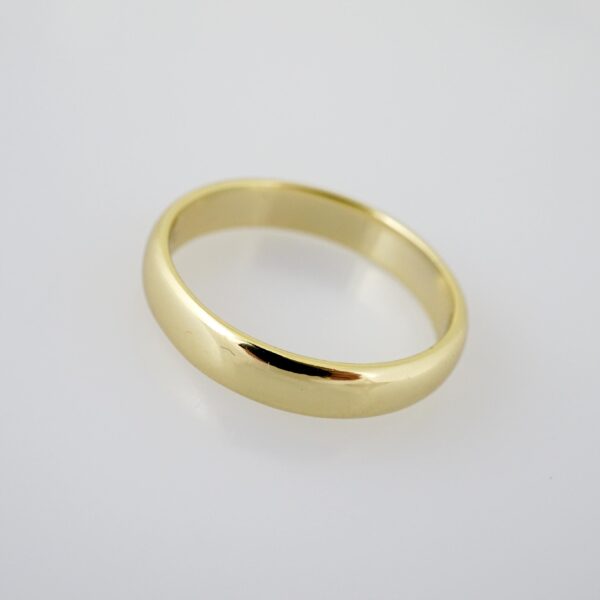 Anillo de Acero Inoxidable Bañado en Oro 14k - RG043 - Imagen 2