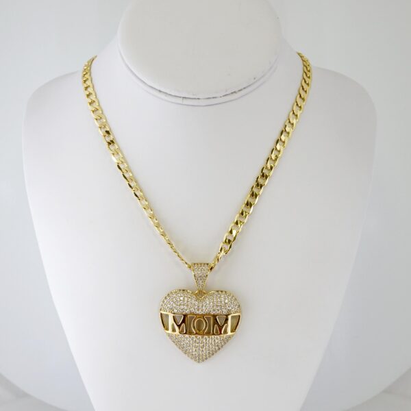 Cadena de Acero Bañada en Oro 14k – CH0194