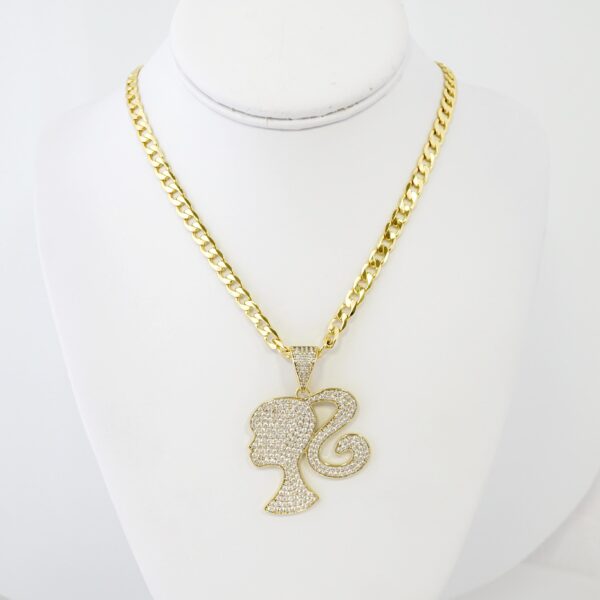 Cadena de Acero Bañada en Oro 14k – CH0195