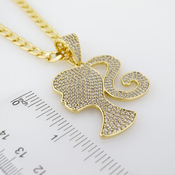 Cadena de Acero Bañada en Oro 14k – CH0195 - Imagen 3