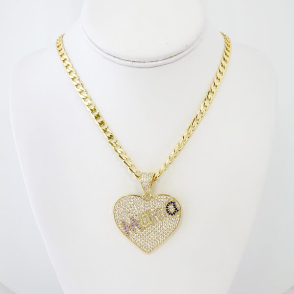 Cadena de Acero Bañada en Oro 14k – CH0197