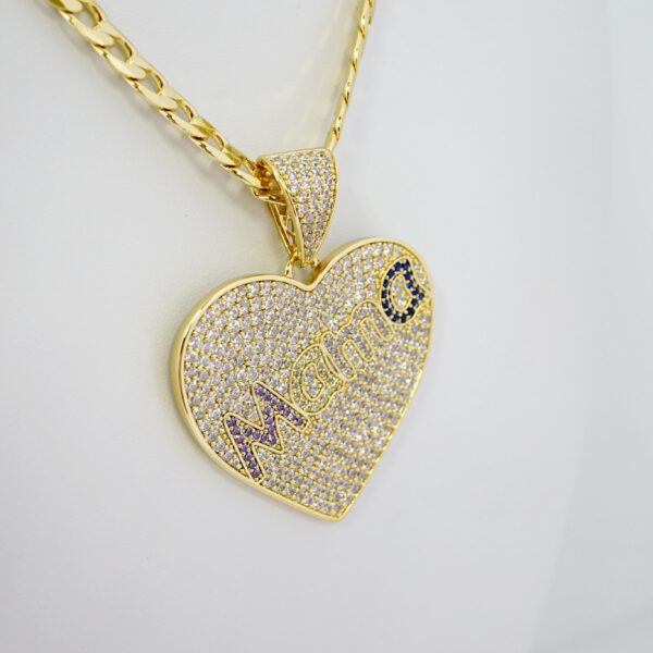 Cadena de Acero Bañada en Oro 14k – CH0197 - Imagen 2