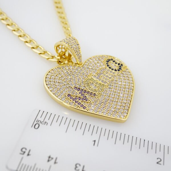 Cadena de Acero Bañada en Oro 14k – CH0197 - Imagen 3