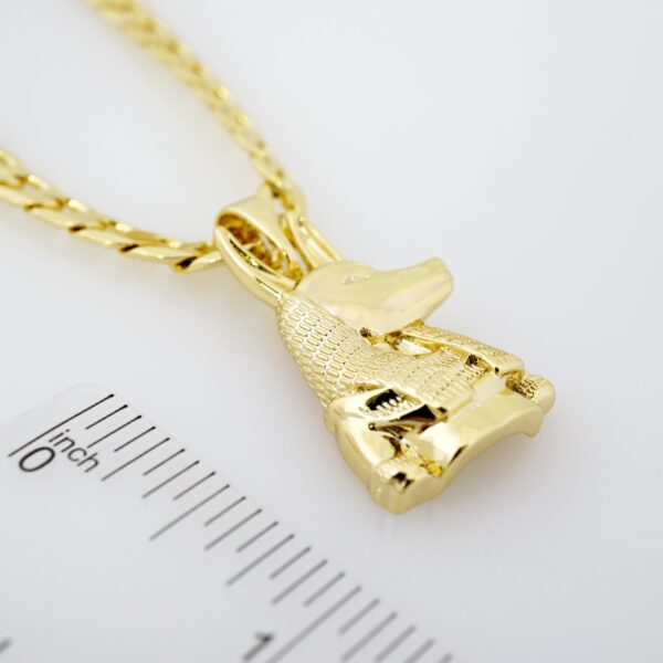 Cadena de Acero Bañada en Oro 14k – CH0199 - Imagen 3