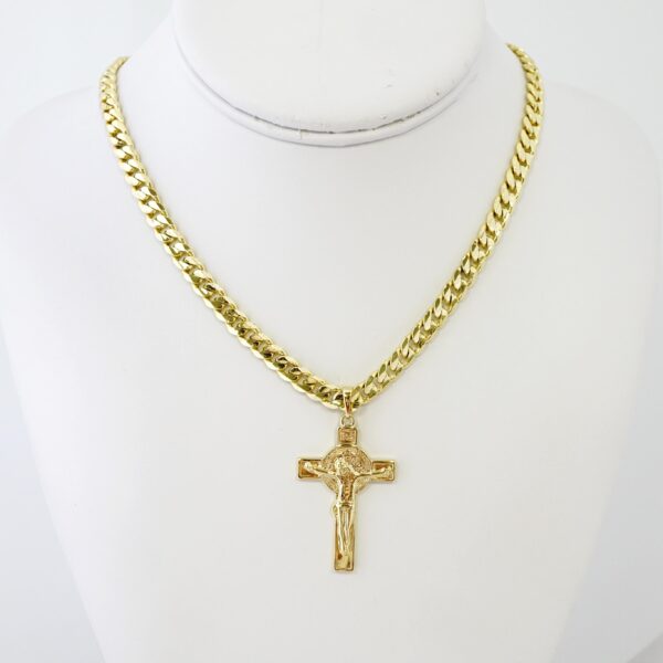 Cadena de Acero Bañada en Oro 14k – CH0200