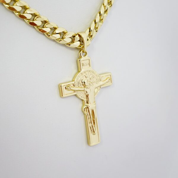Cadena de Acero Bañada en Oro 14k – CH0200 - Imagen 2