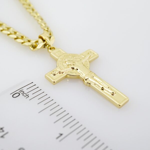 Cadena de Acero Bañada en Oro 14k – CH0200 - Imagen 3