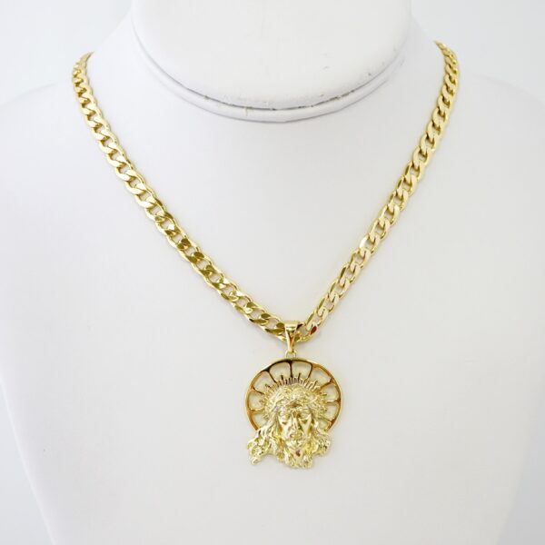 Cadena de Acero Bañada en Oro 14k – CH0201