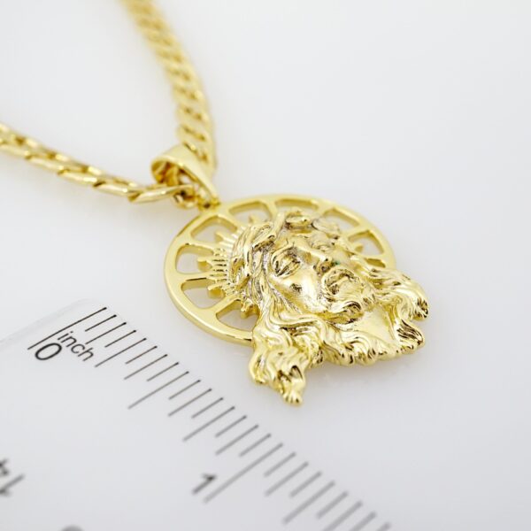 Cadena de Acero Bañada en Oro 14k – CH0201 - Imagen 3
