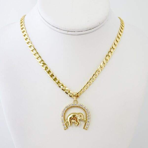 Cadena de Acero Bañada en Oro 14k – CH0202