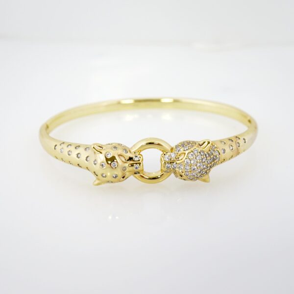 Pulso de Acero Bañado en Oro 14k - BA068