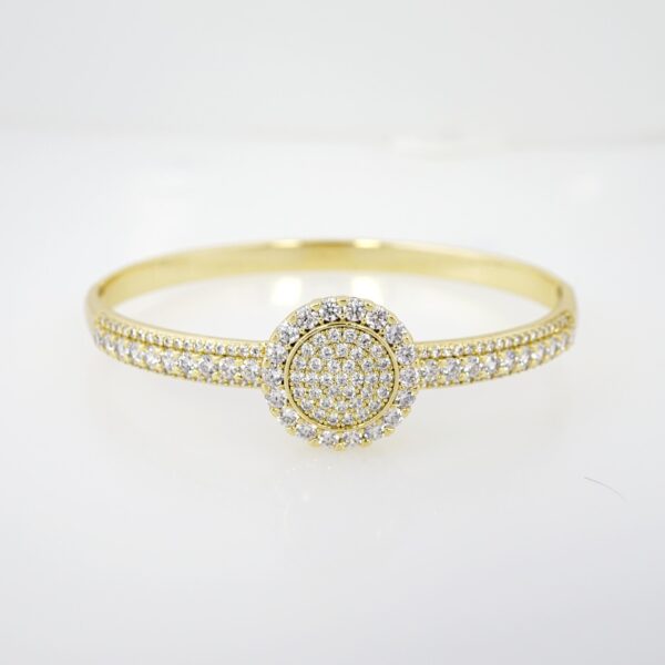 Pulso de Acero Bañado en Oro 14k - BA071