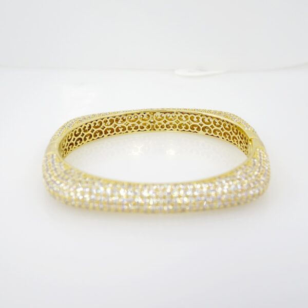 Pulso de Acero Bañado en Oro 14k - BA066