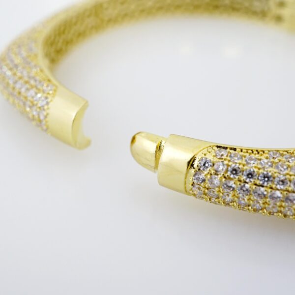Pulso de Acero Bañado en Oro 14k - BA066 - Imagen 3