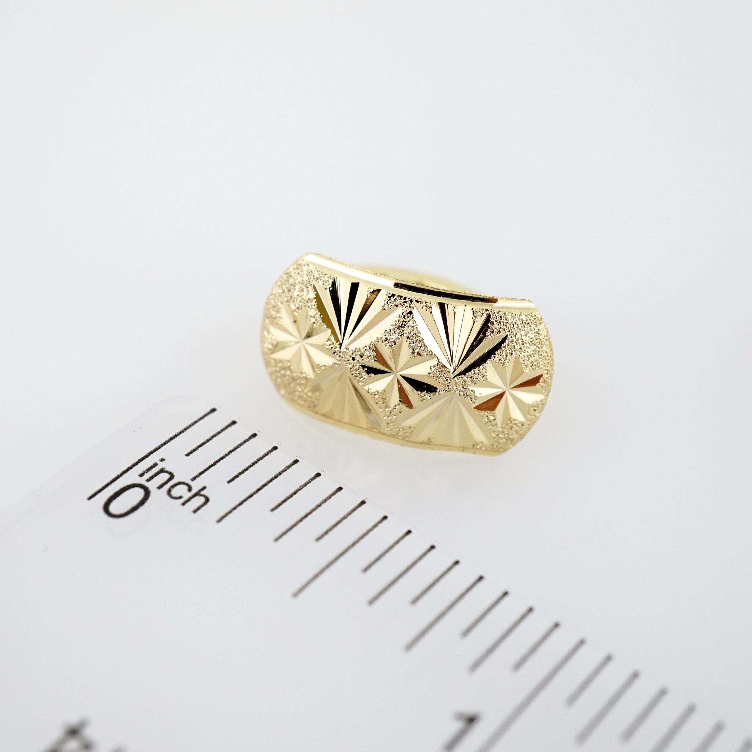 Arete de Acero Bañado en Oro 14k - EA520 - Imagen 3