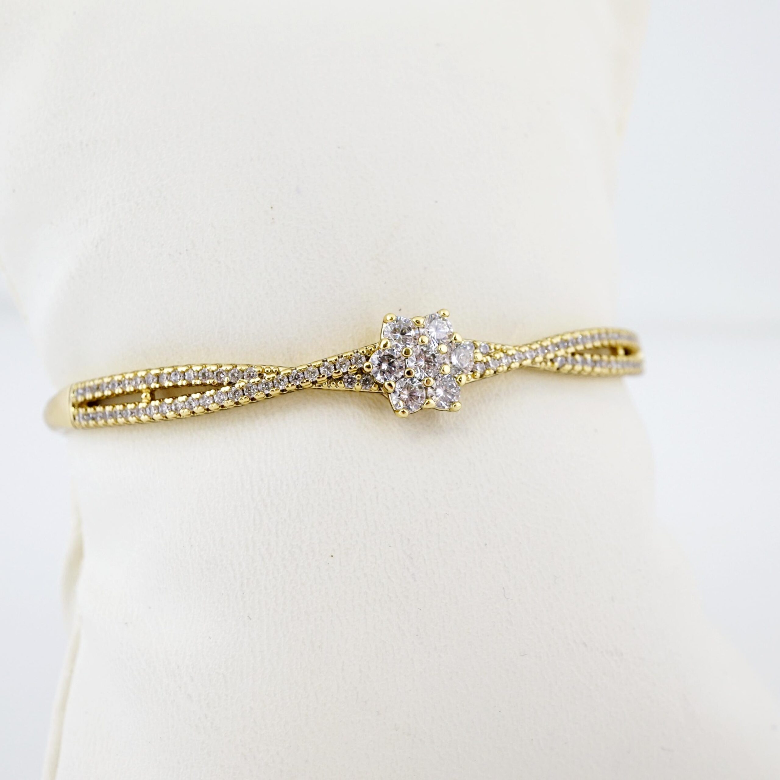 Pulso de Acero Bañado en Oro 14k - BA090 - Imagen 2