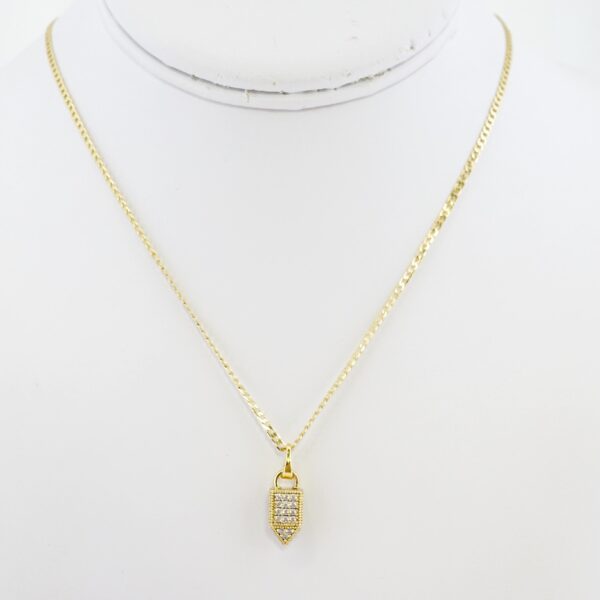 Cadena de Acero Bañada en Oro 14k – CH0143