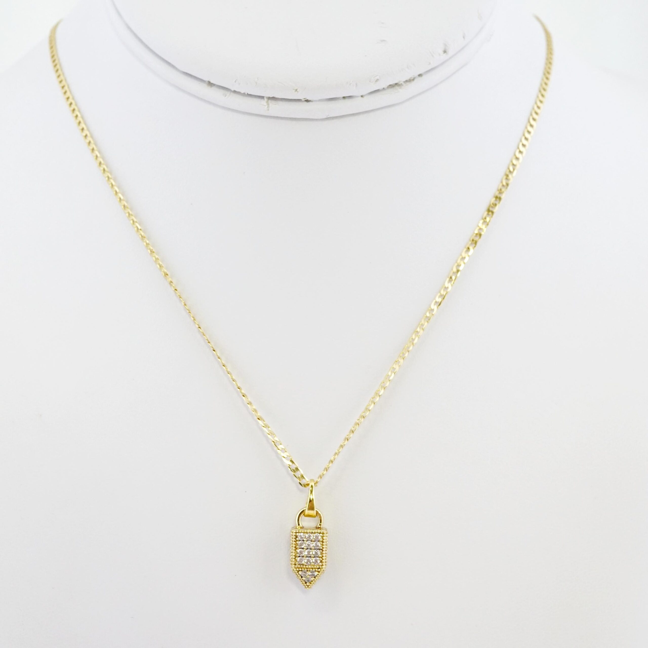 Cadena de Acero Bañada en Oro 14k – CH0143