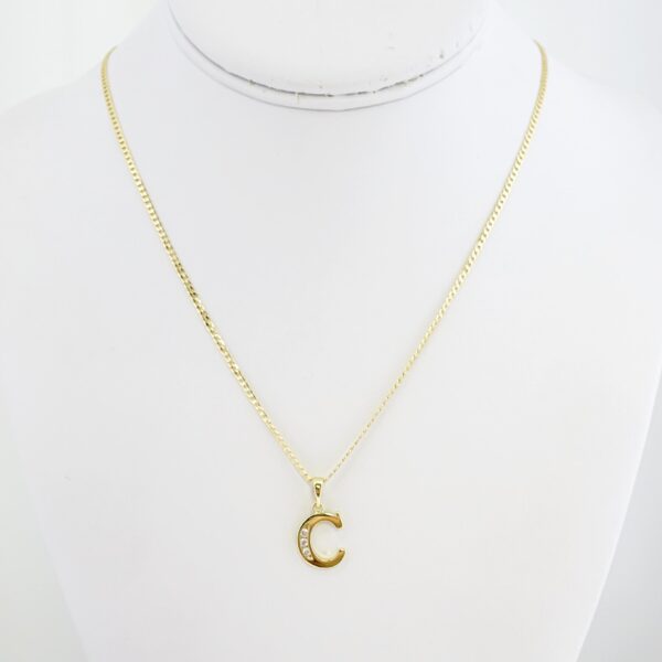 Cadena de Acero Bañada en Oro 14k – CH0155