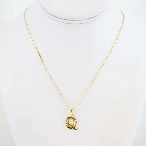 Cadena de Acero Bañada en Oro 14k – CH0154