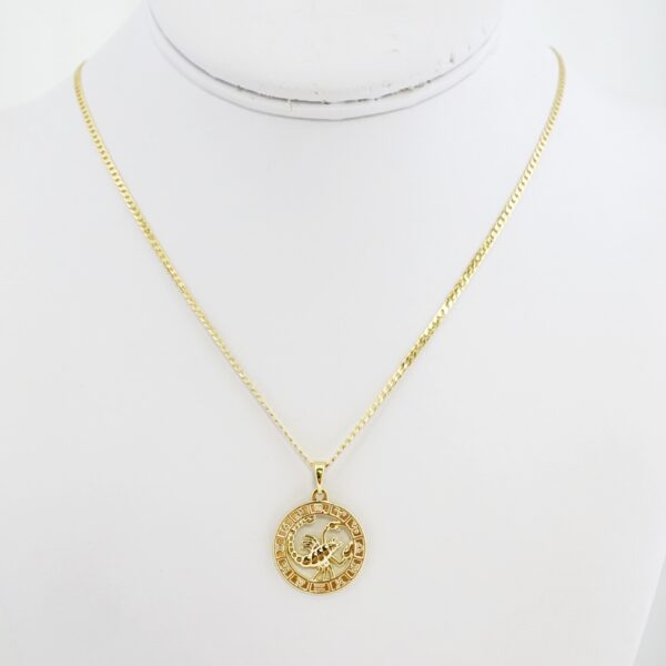 Cadena de Acero Bañada en Oro 14k – CH0177