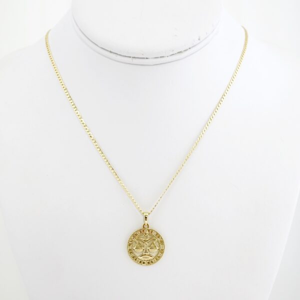 Cadena de Acero Bañada en Oro 14k – CH0179