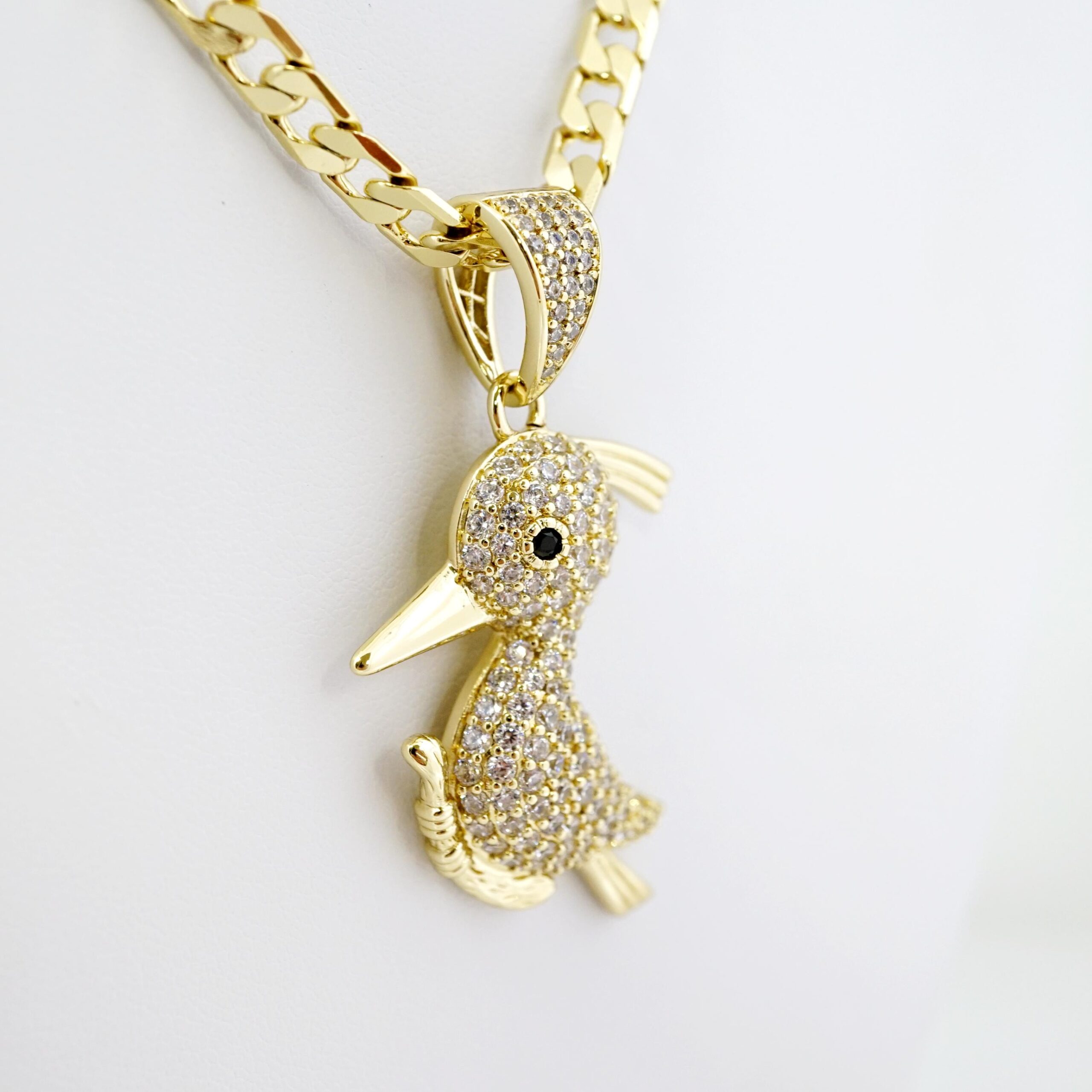 Cadena de Acero Bañada en Oro 14k – CH0192 - Imagen 2