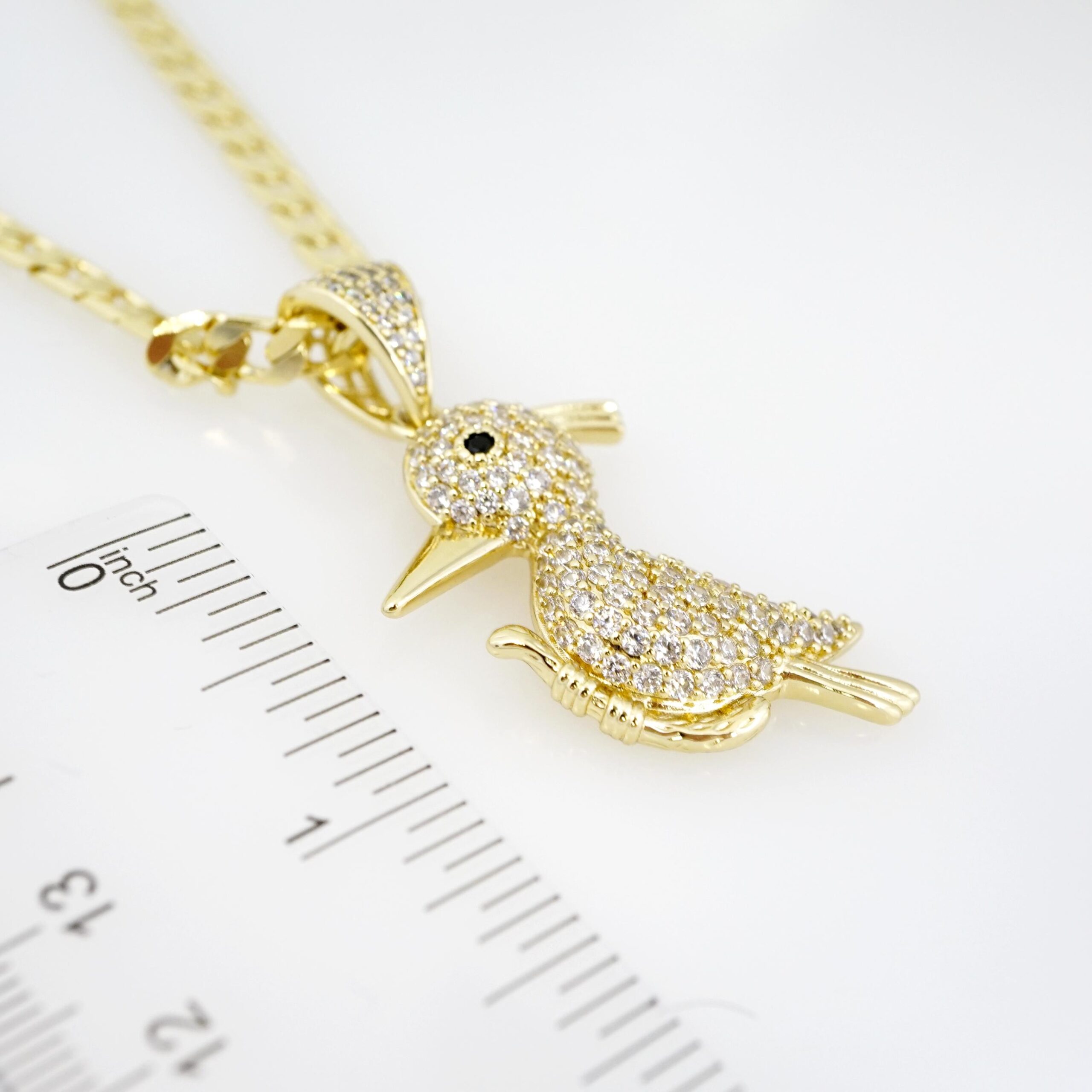 Cadena de Acero Bañada en Oro 14k – CH0192 - Imagen 3