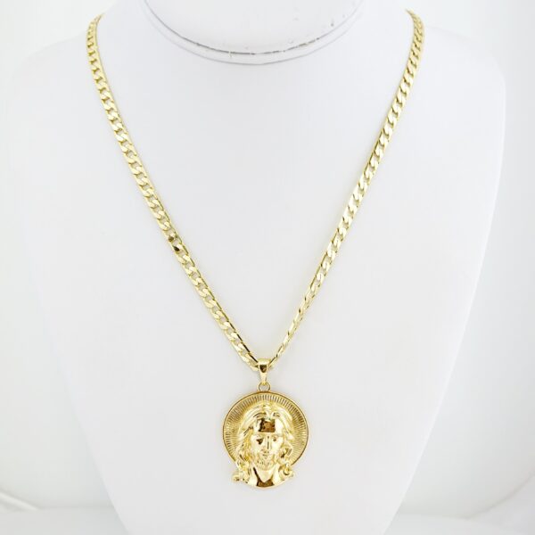 Cadena de Acero Bañada en Oro 14k – CH0191