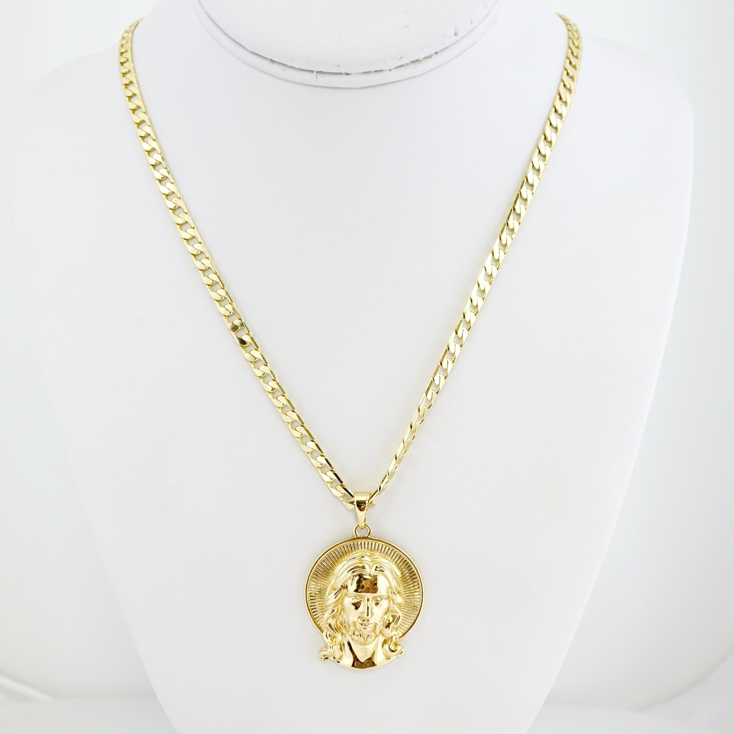 Cadena de Acero Bañada en Oro 14k – CH0191