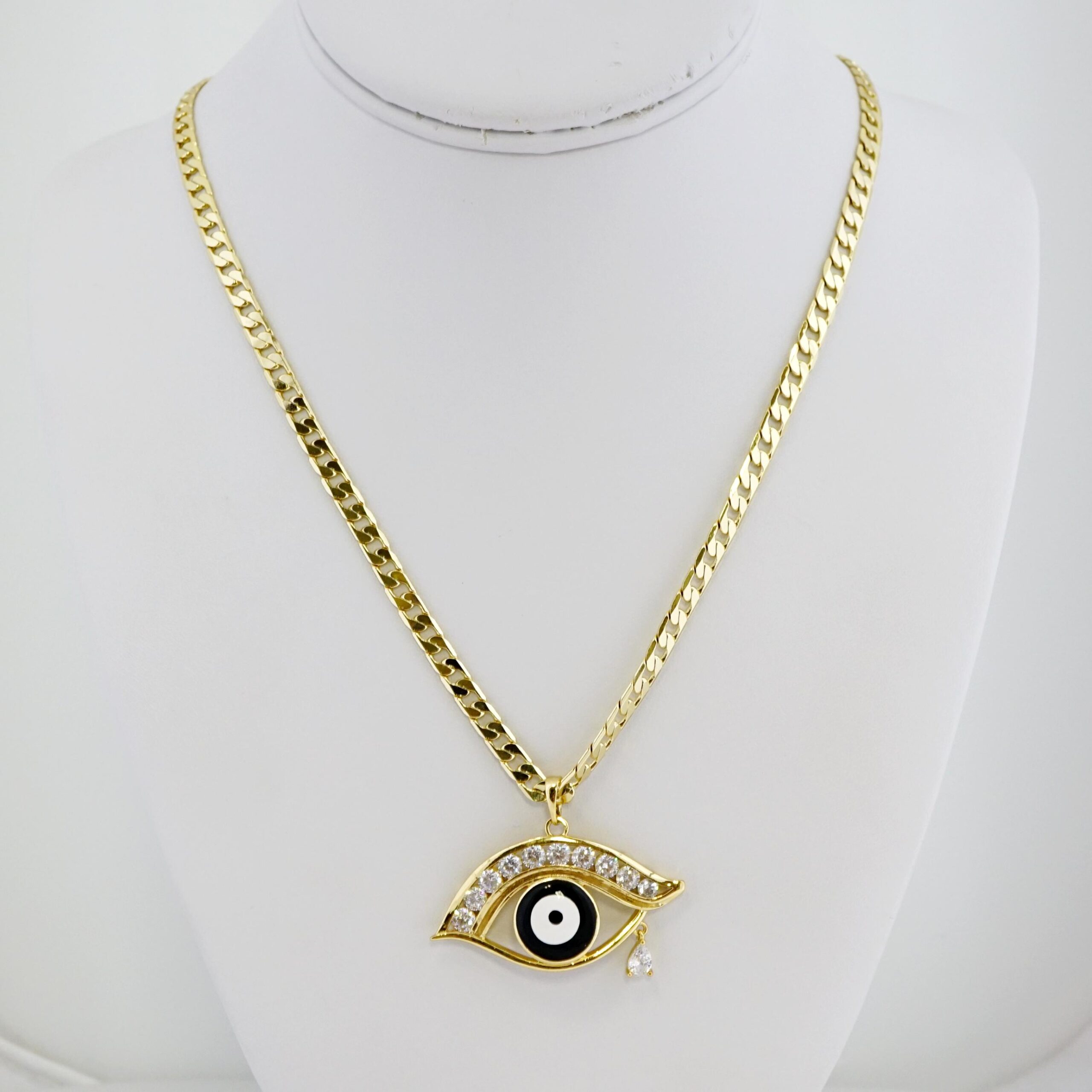 Cadena de Acero Bañada en Oro 14k – CH0188