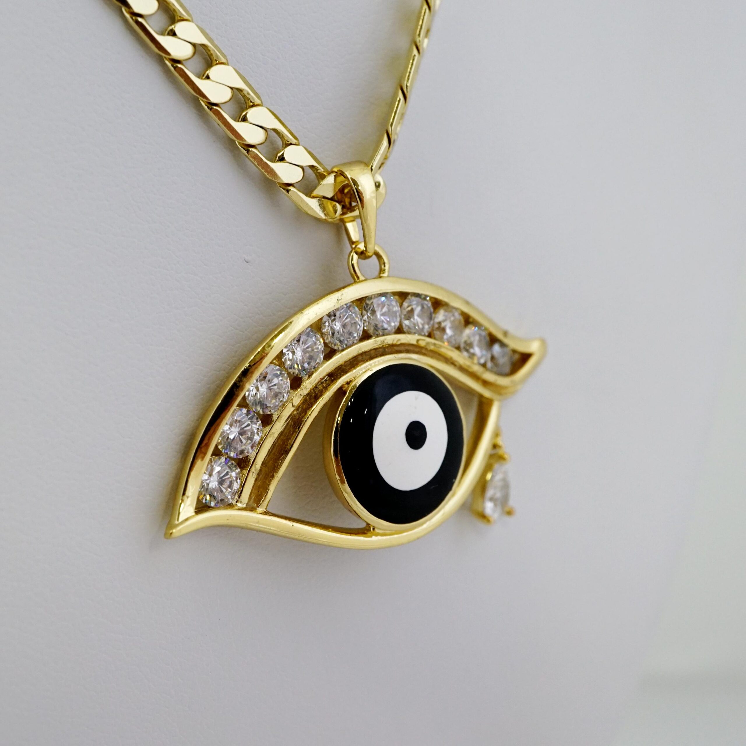 Cadena de Acero Bañada en Oro 14k – CH0188 - Imagen 2