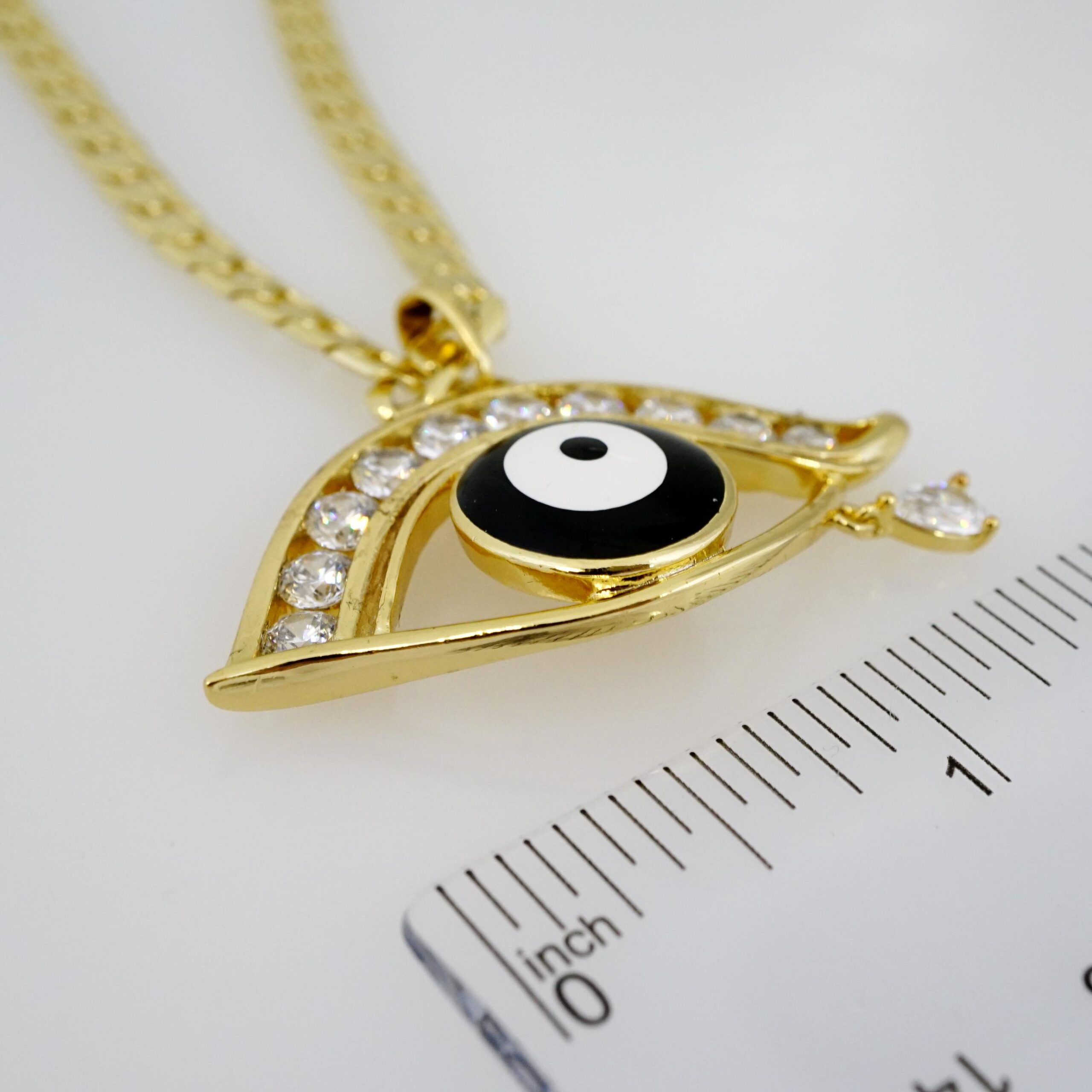 Cadena de Acero Bañada en Oro 14k – CH0188 - Imagen 3