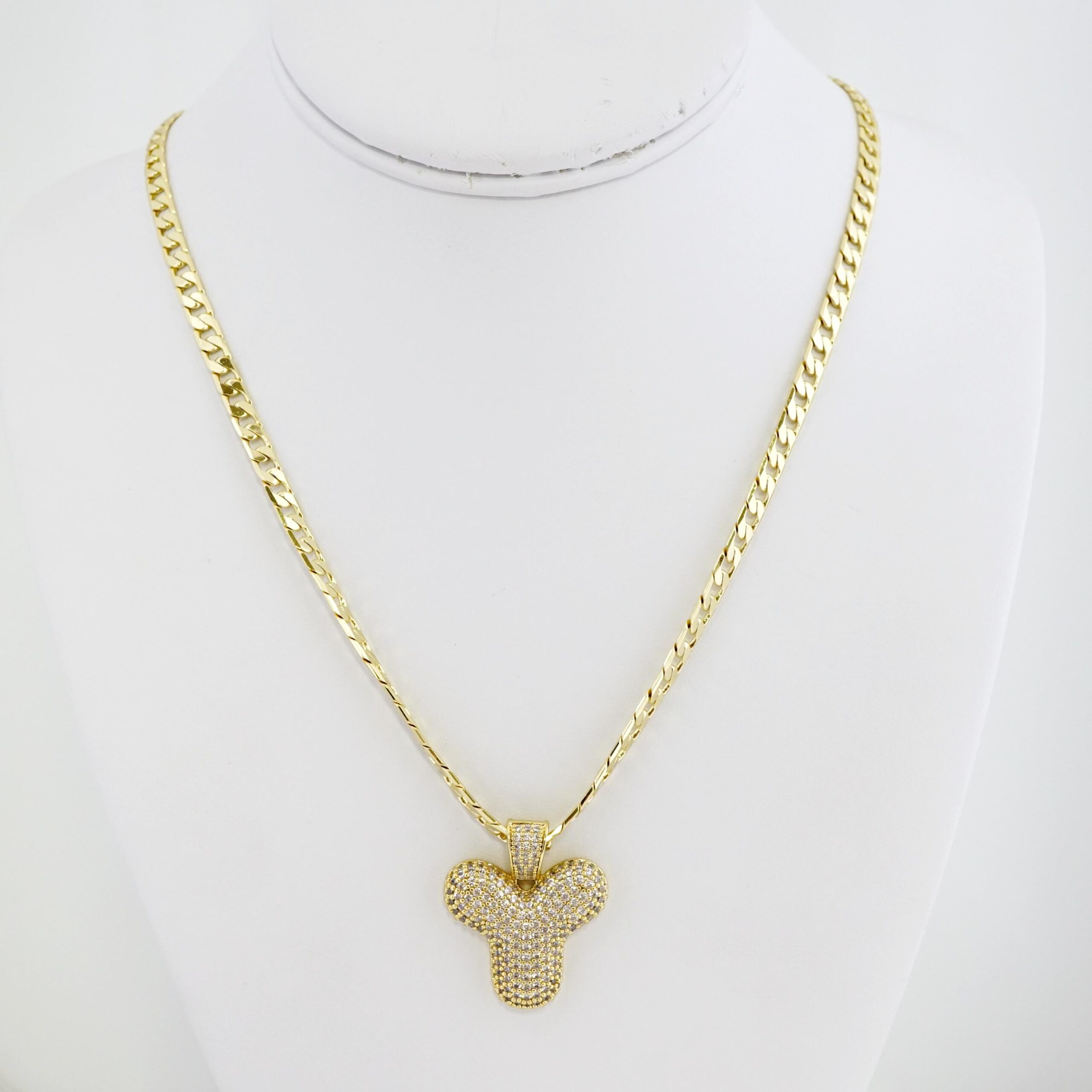 Cadena de Acero Bañada en Oro 14k – CH0186