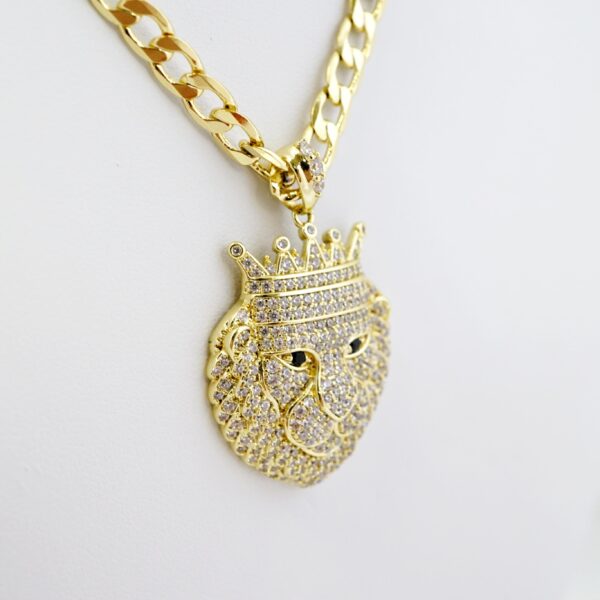 Cadena de Acero Bañada en Oro 14k – CH0185