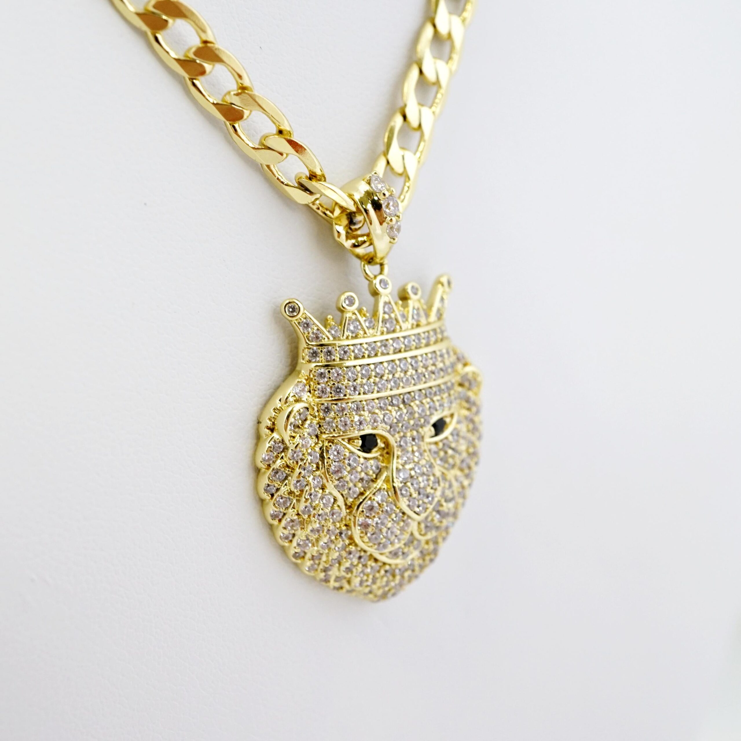 Cadena de Acero Bañada en Oro 14k – CH0185