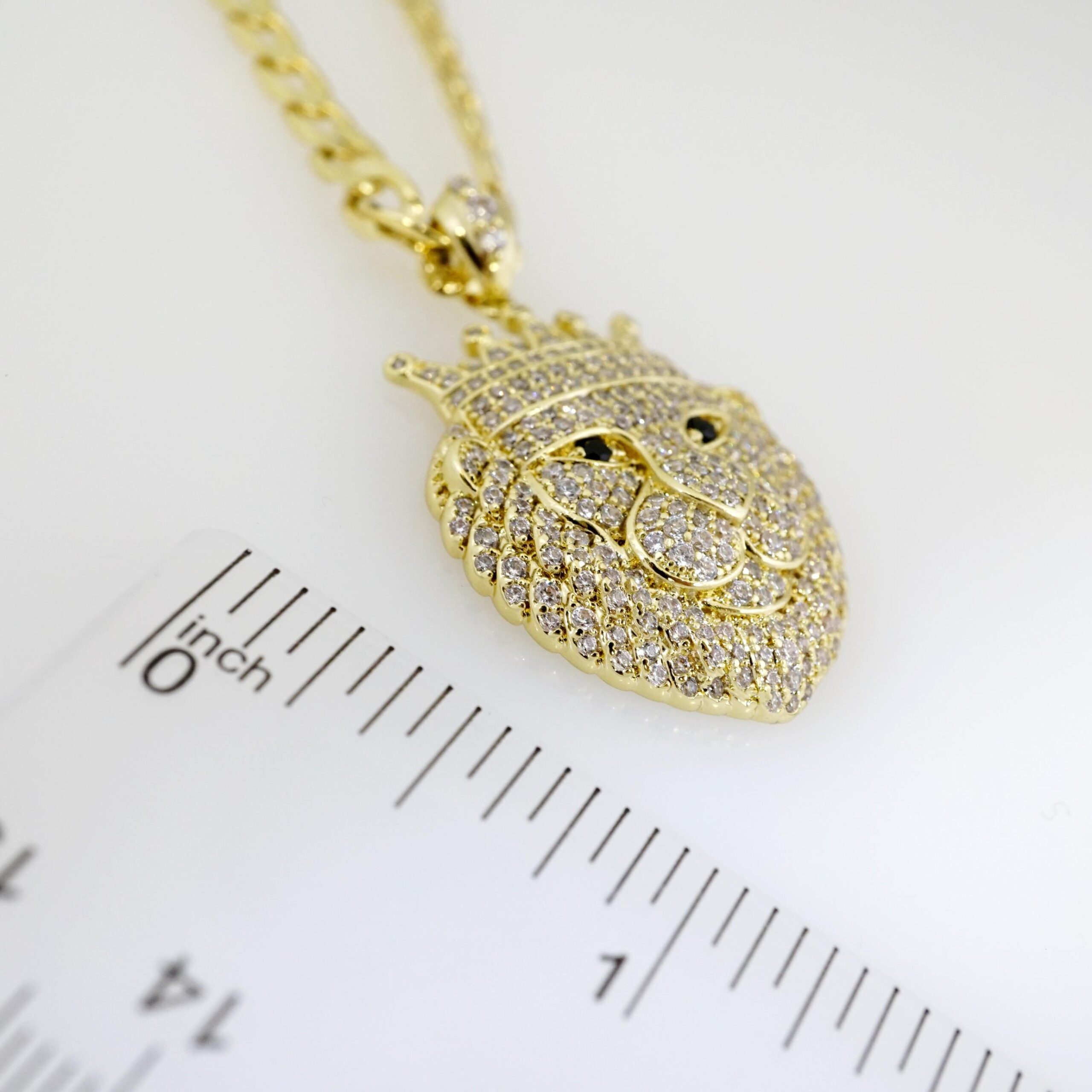 Cadena de Acero Bañada en Oro 14k – CH0185 - Imagen 3