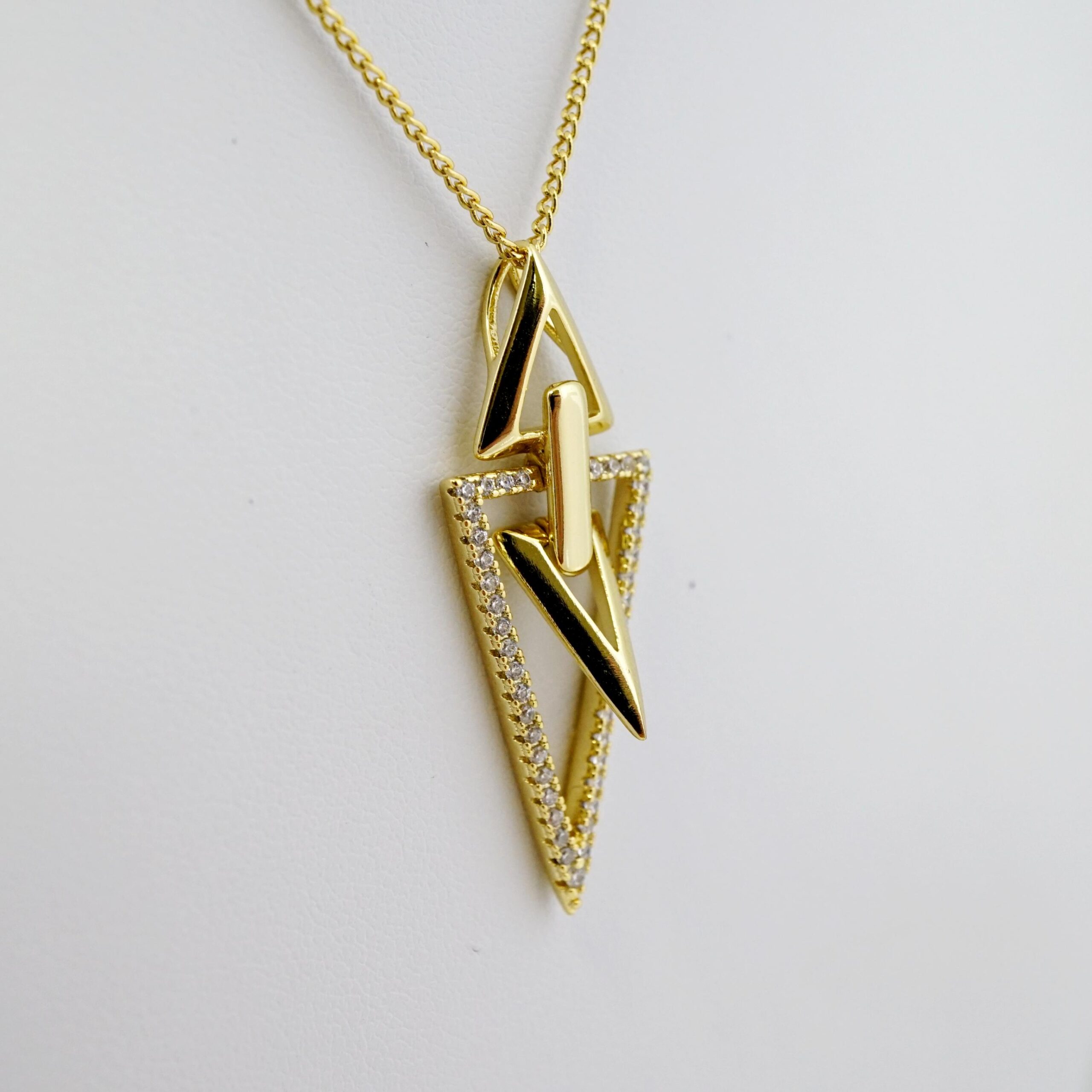 Set de Acero Inoxidable Bañado en Oro 14k - SET067 - Imagen 2