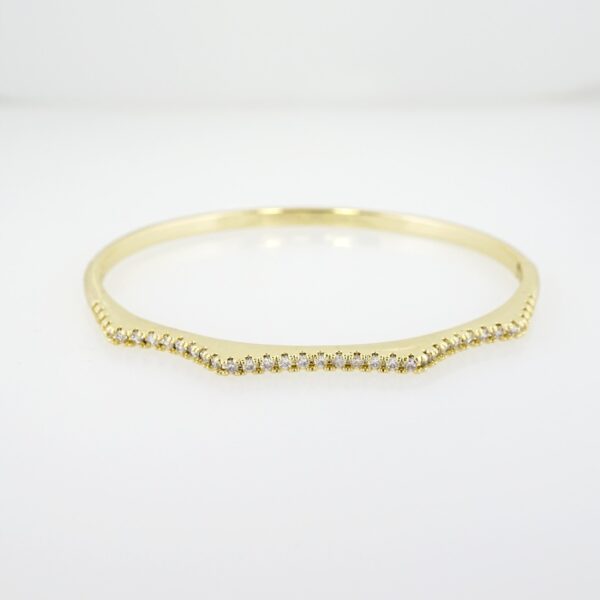 Pulso de Acero Bañado en Oro 14k - BA089