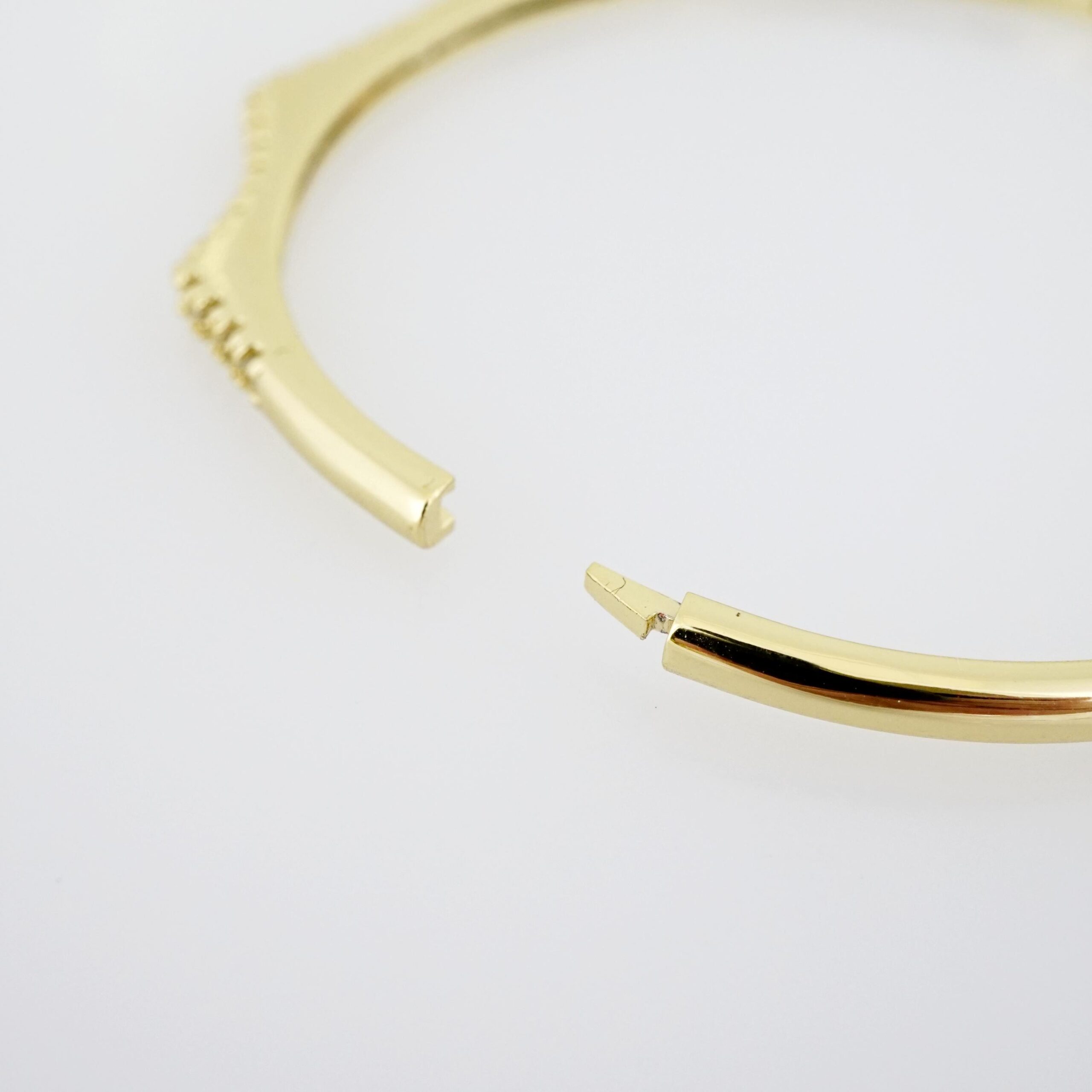 Pulso de Acero Bañado en Oro 14k - BA089 - Imagen 3