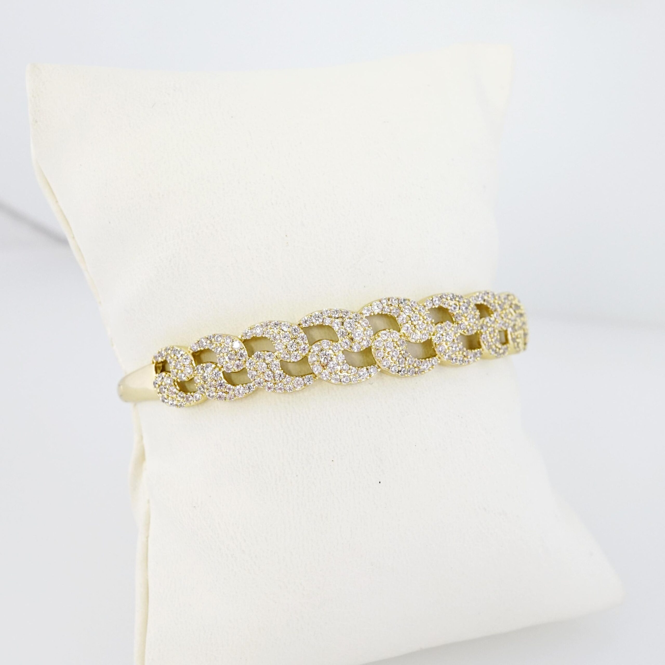 Pulso de Acero Bañado en Oro 14k - BA061 - Imagen 2