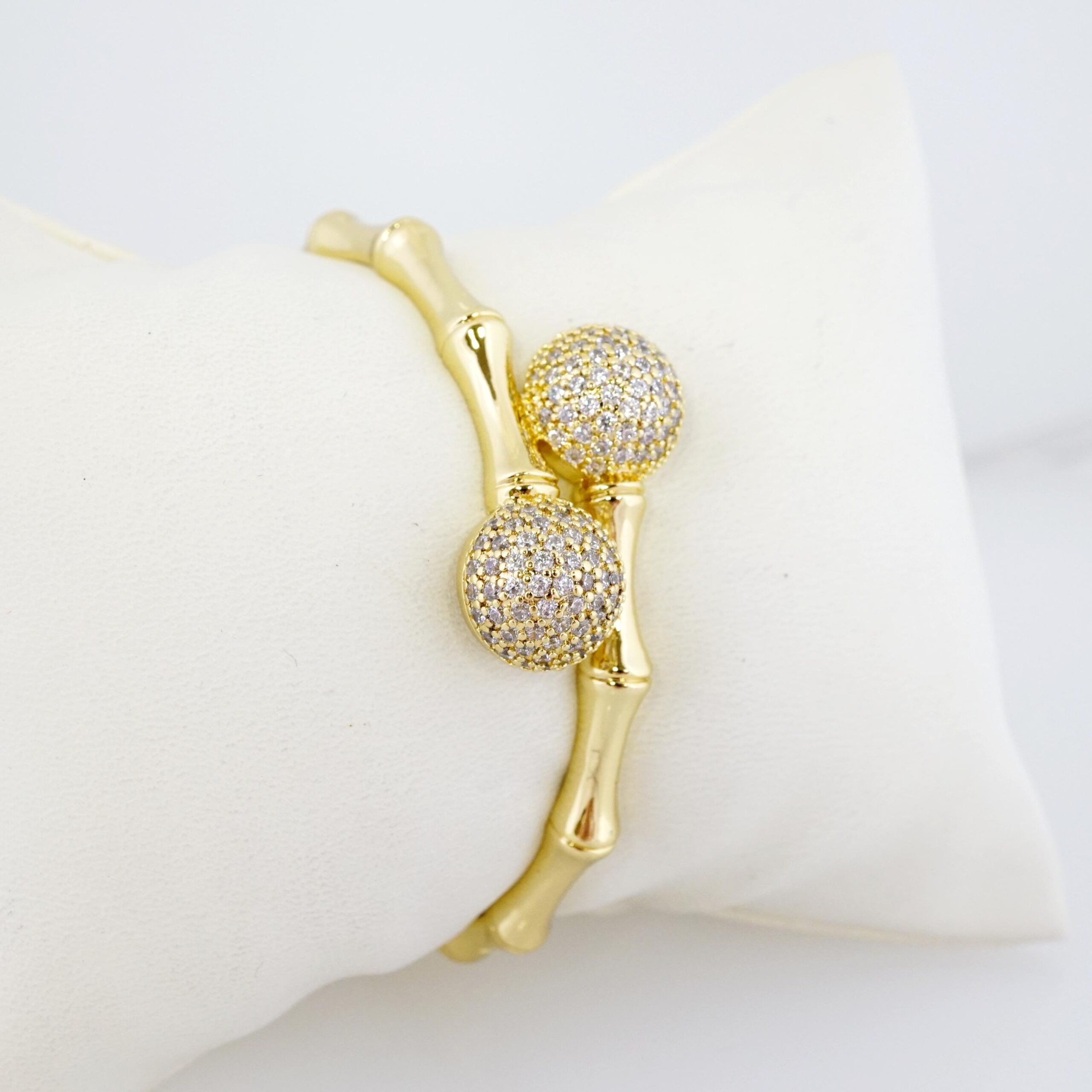 Pulso de Acero Bañado en Oro 14k - BA064 - Imagen 2