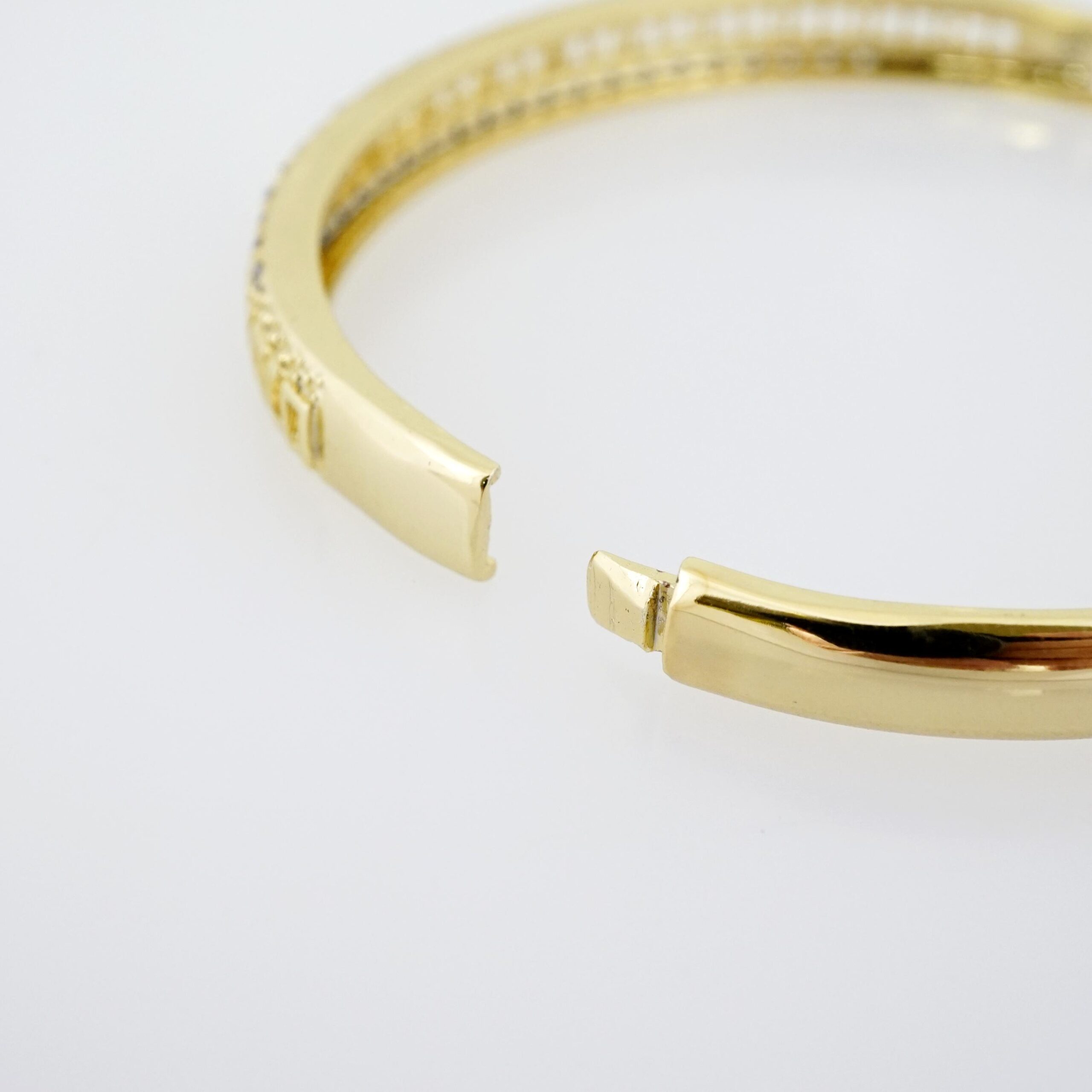 Pulso de Acero Bañado en Oro 14k - BA084 - Imagen 3