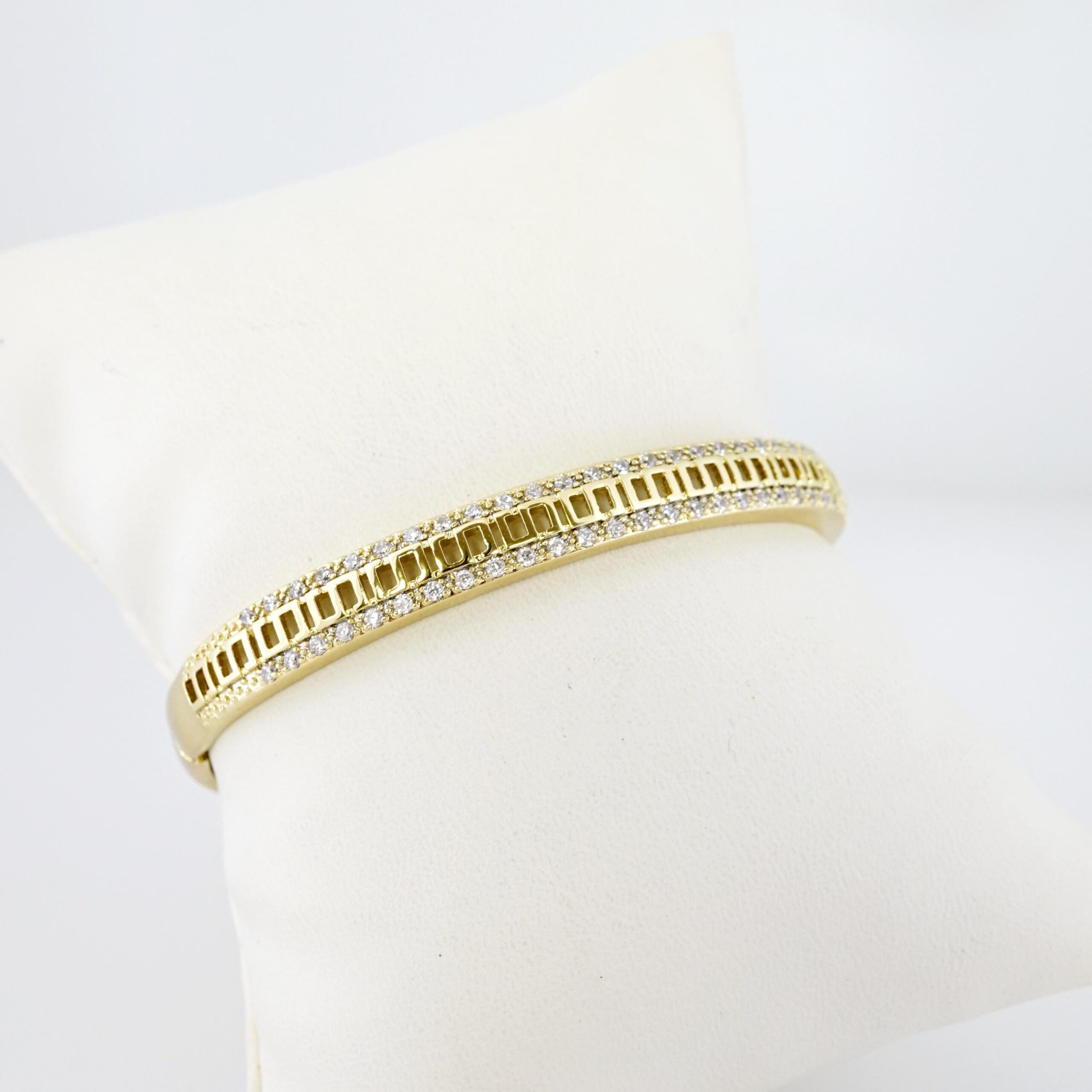 Pulso de Acero Bañado en Oro 14k - BA084 - Imagen 2